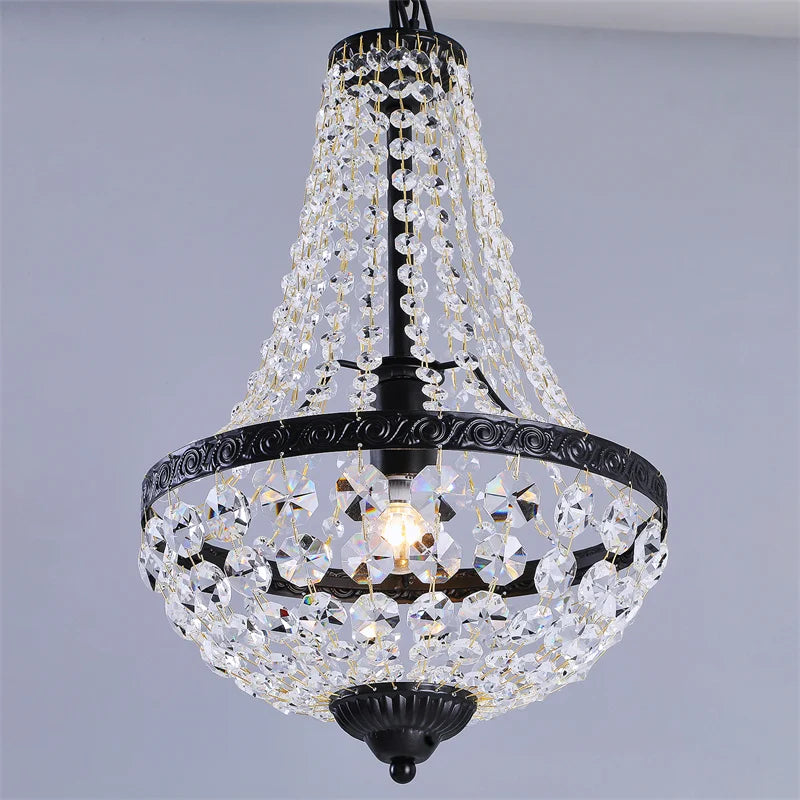 Modern Crystal Pendant Light Ceiling Lamp Luxury Chandelier Nordic Decor Led  Living Dining Room Hotel Lustre Hanging Fixture