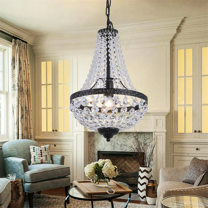 Modern Crystal Pendant Light Ceiling Lamp Luxury Chandelier Nordic Decor Led  Living Dining Room Hotel Lustre Hanging Fixture