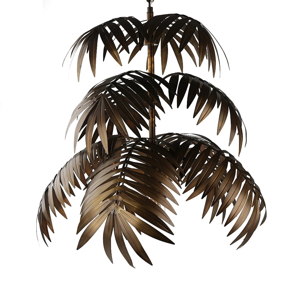 Modern Boho coconut tree leaf chandelier E27 Loft creative hanging lamp for living room bedroom restaurant apartment lobby hotel