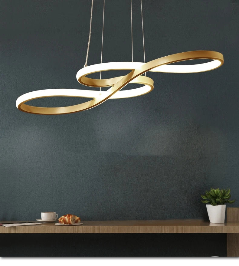 Nordic Led Pendant Light Decorative Led Ceiling Lamps Art Design Minimalist Dining Room Hanging Light Fixture Indoor Lighting