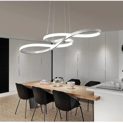 Nordic Led Pendant Light Decorative Led Ceiling Lamps Art Design Minimalist Dining Room Hanging Light Fixture Indoor Lighting