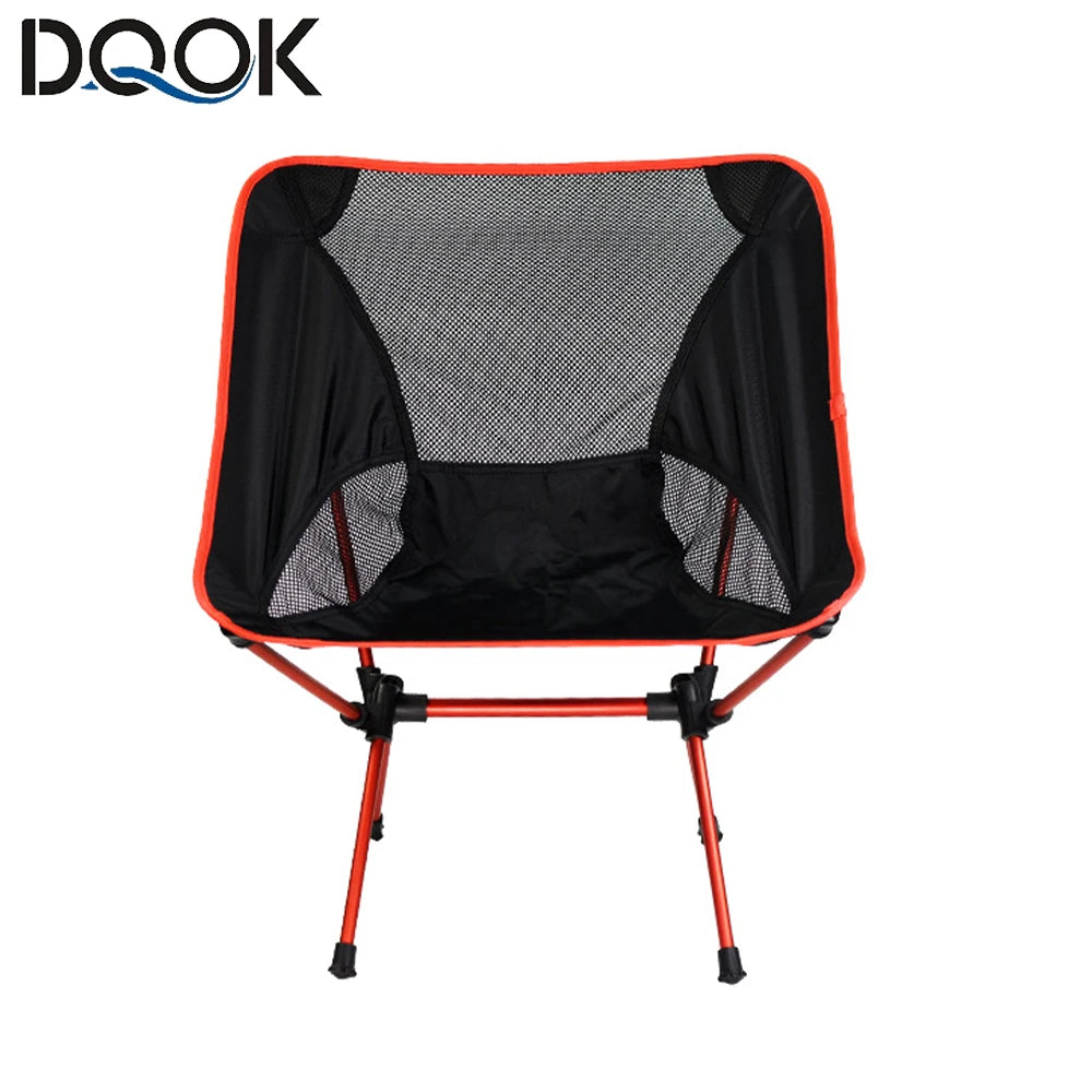 Silla plegable portátil desmontable con forma de luna, para acampar al aire libre, para playa, pesca, ultraligera, para viajes, senderismo, picnic, herramientas