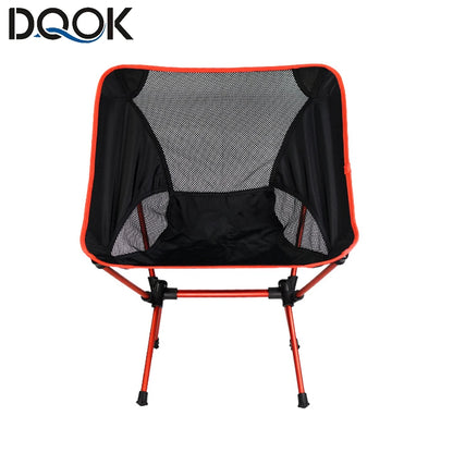 Chaise de lune pliante portable détachable, chaises de camping en plein air, chaise de pêche de plage, siège de pique-nique de randonnée ultraléger, outils