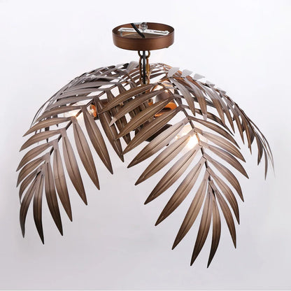 Modern Boho coconut tree leaf chandelier E27 Loft creative hanging lamp for living room bedroom restaurant apartment lobby hotel