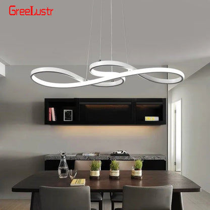 Nordic Led Pendant Light Decorative Led Ceiling Lamps Art Design Minimalist Dining Room Hanging Light Fixture Indoor Lighting