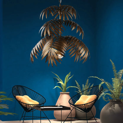 Modern Boho coconut tree leaf chandelier E27 Loft creative hanging lamp for living room bedroom restaurant apartment lobby hotel