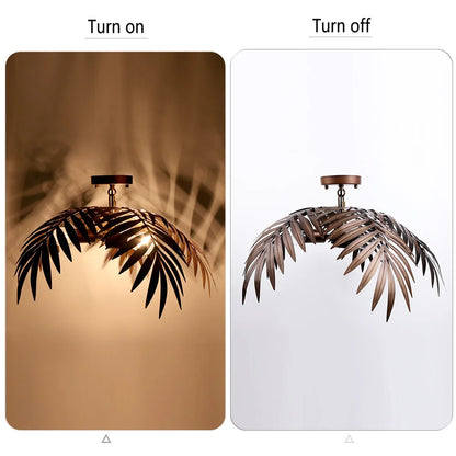 Modern Boho coconut tree leaf chandelier E27 Loft creative hanging lamp for living room bedroom restaurant apartment lobby hotel