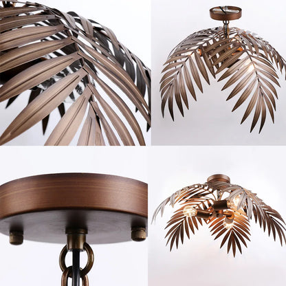 Modern Boho coconut tree leaf chandelier E27 Loft creative hanging lamp for living room bedroom restaurant apartment lobby hotel