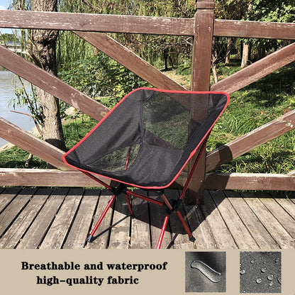 Silla plegable portátil desmontable con forma de luna, para acampar al aire libre, para playa, pesca, ultraligera, para viajes, senderismo, picnic, herramientas