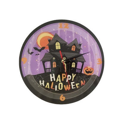 Reloj silencioso con temática de Halloween para sala de estar y hogar