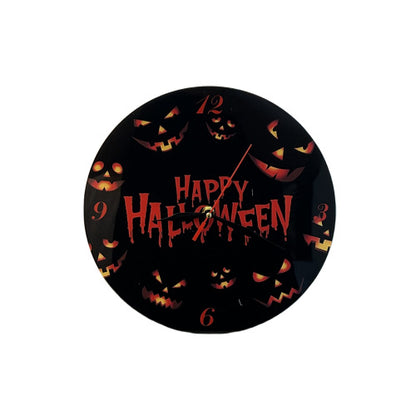 Reloj silencioso con temática de Halloween para sala de estar y hogar