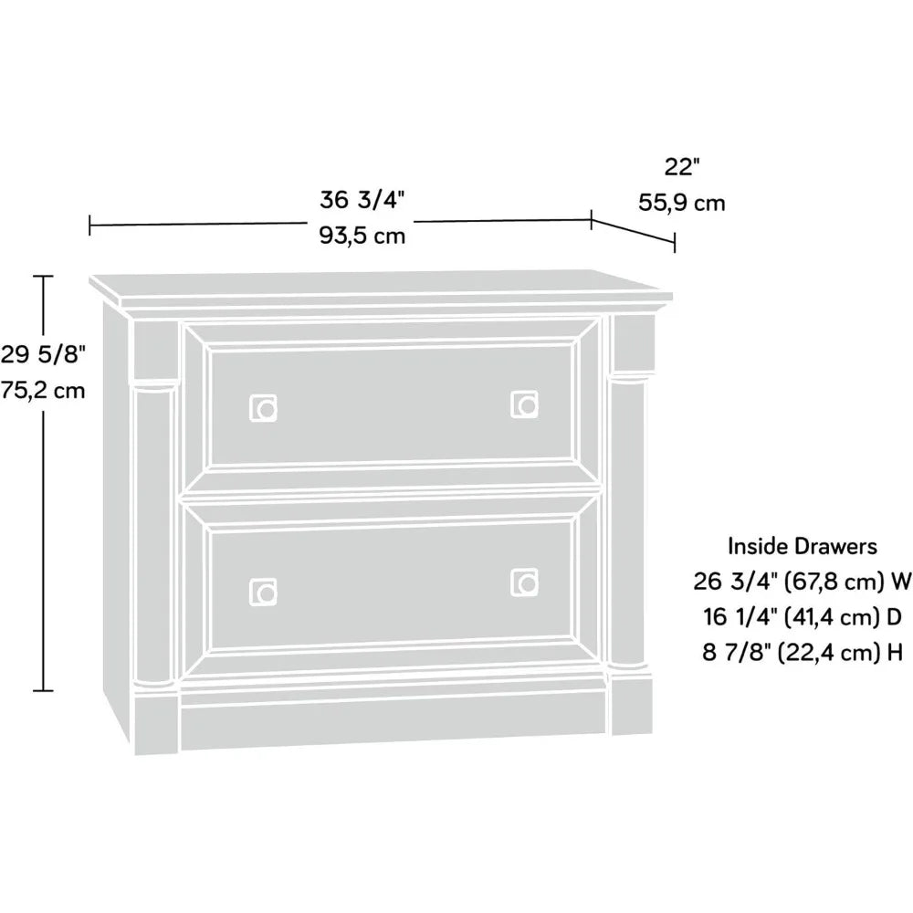 Palladia File Cabinet, Vintage Oak finish