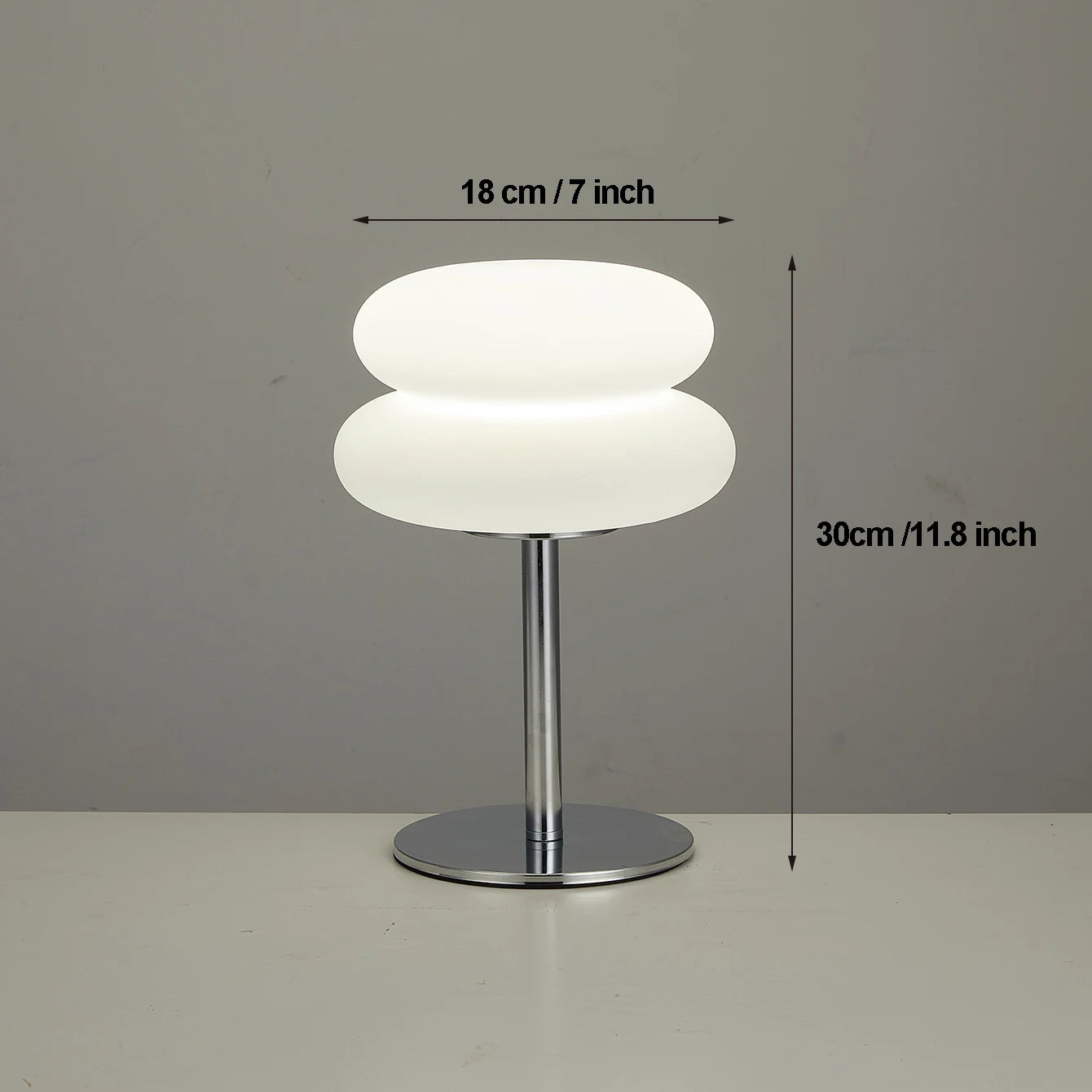 Bauhaus retro table lamp bedroom bedside living room Nordic mushroom lamp 9-level brightness dimming ambient light