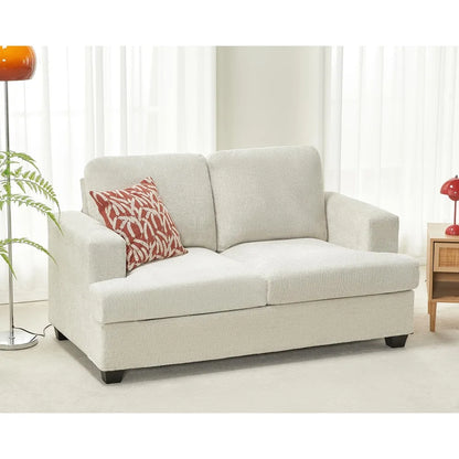 2024 New Comfy Sofa Couch with Extra Deep Seats, Modern Sofa- Loveseat, Couch for Living Room Apartment Lounge