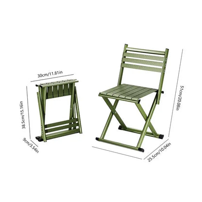 Chaises pliantes pour l'extérieur Tabouret pliable portable Meubles d'extérieur pliants Chaises de salle à manger de patio avec cadre en métal Empilables