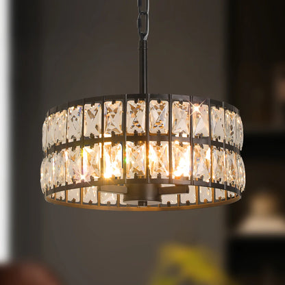 Luxury Pendant Light Crystal LED Chandelier Nordic Home Decor Ceiling Lamp Modern Kitchen Island Dining Living Room Fixture Lum