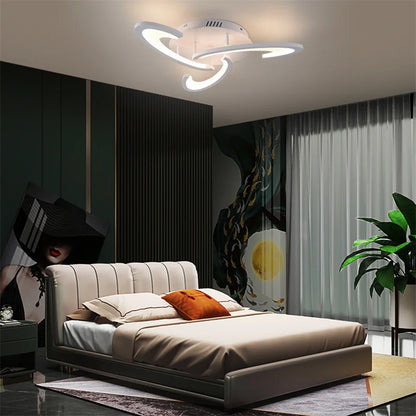 Modern Interior Acrylic Ceiling Lamp Living Room Bedroom Pendant Lamp Decorative Home Lighting Fixtures Indoor Chandelier Lustre