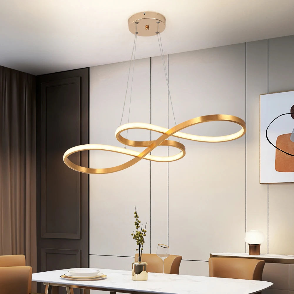 Nordic Led Pendant Light Decorative Led Ceiling Lamps Art Design Minimalist Dining Room Hanging Light Fixture Indoor Lighting