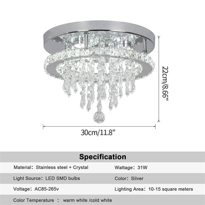 Plafonnier suspendu moderne à intensité variable pour chambre à coucher avec télécommande, luminaire de salle à manger, décoration d'intérieur