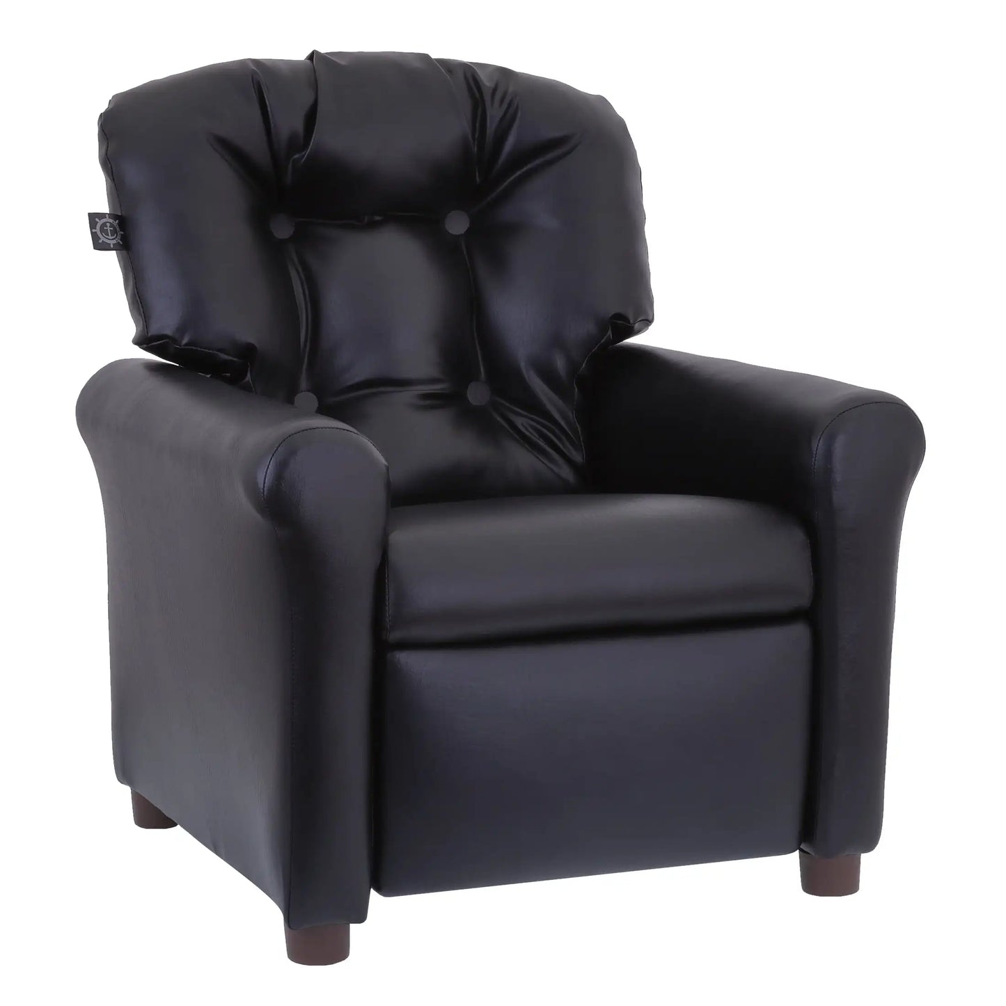 The Traditional Kids Recliner Chair, Toddler Ages 1-5 Years, PU Faux Leather Black sofas for living room  sofa cama