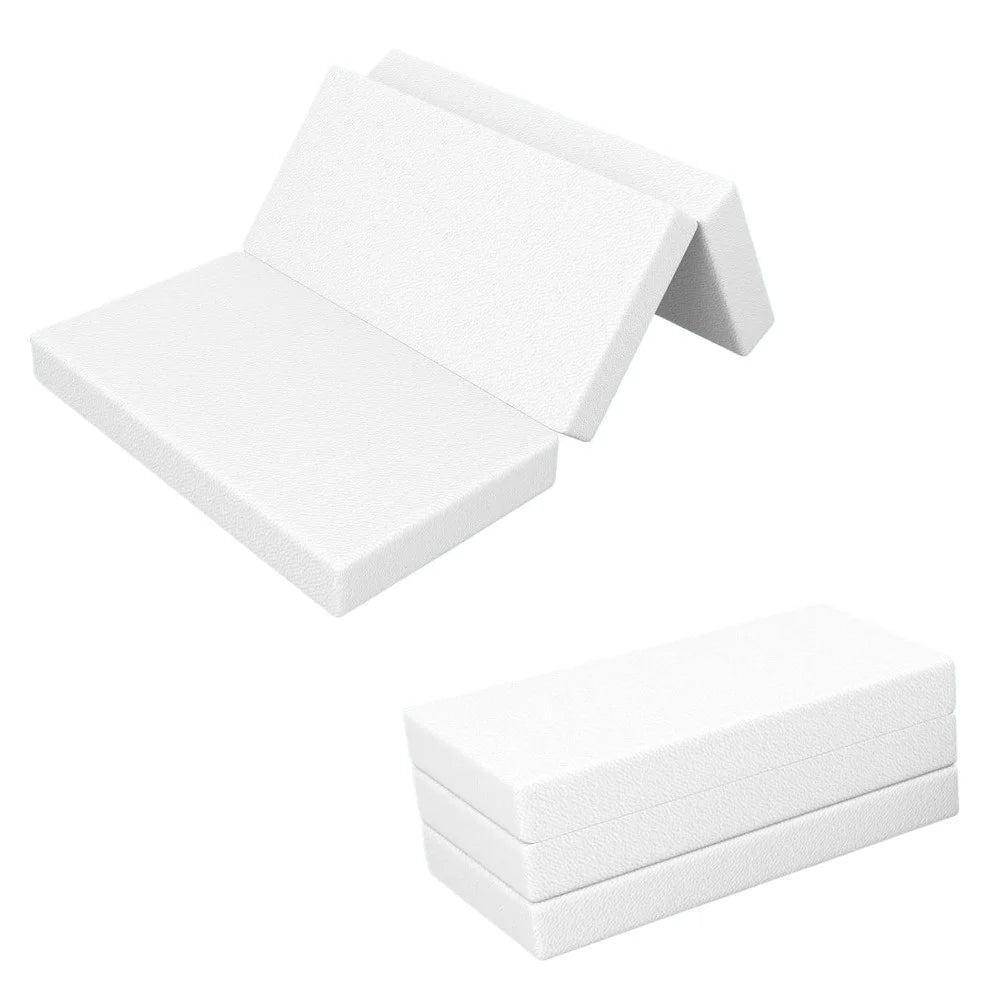 Surmatelas pliable à trois volets Pack N Play, matelas de parc de 1,5 cm, housse amovible et lavable, pour chambre, dortoir, appartement