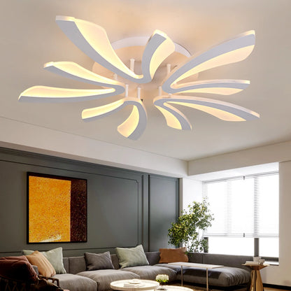 Plafonnier LED moderne en acrylique, éclairage d'intérieur, luminaire décoratif de plafond, idéal pour un salon, une chambre à coucher ou une cuisine