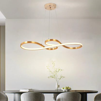 Modern Chandelier Cord Pendant Light Acrylic Led Ceiling Lamp Minimalist Dining Living Room Hotel Decor Luminair Hanging Fixture