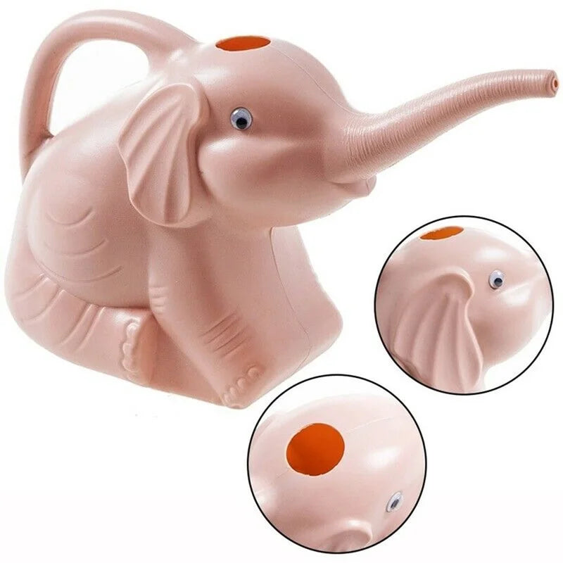 Arrosoir en plastique en forme d'éléphant mignon pouvant planter des plantes d'irrigation extérieure Accessoires pour la maison Outils de jardinage Équipement Fournitures de jardin