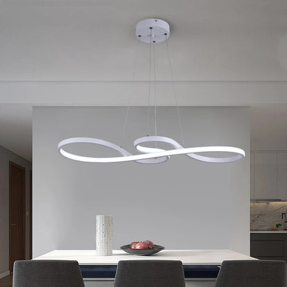 Lampe suspendue moderne en acrylique nordique, plafonnier à LED, design artistique, luminaire suspendu minimaliste pour salle à manger, intérieur