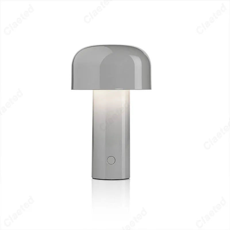 Italian Mushroom Table Lamp Portable Wireless Touch Rechargeable Night Lamp USB Desk Lamp Desktop Decoration Bedroom Night Light