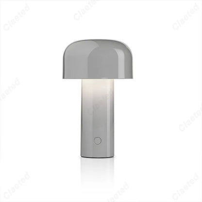 Lampe de table champignon italienne portable sans fil tactile rechargeable lampe de nuit lampe de bureau USB décoration de bureau veilleuse de chambre à coucher