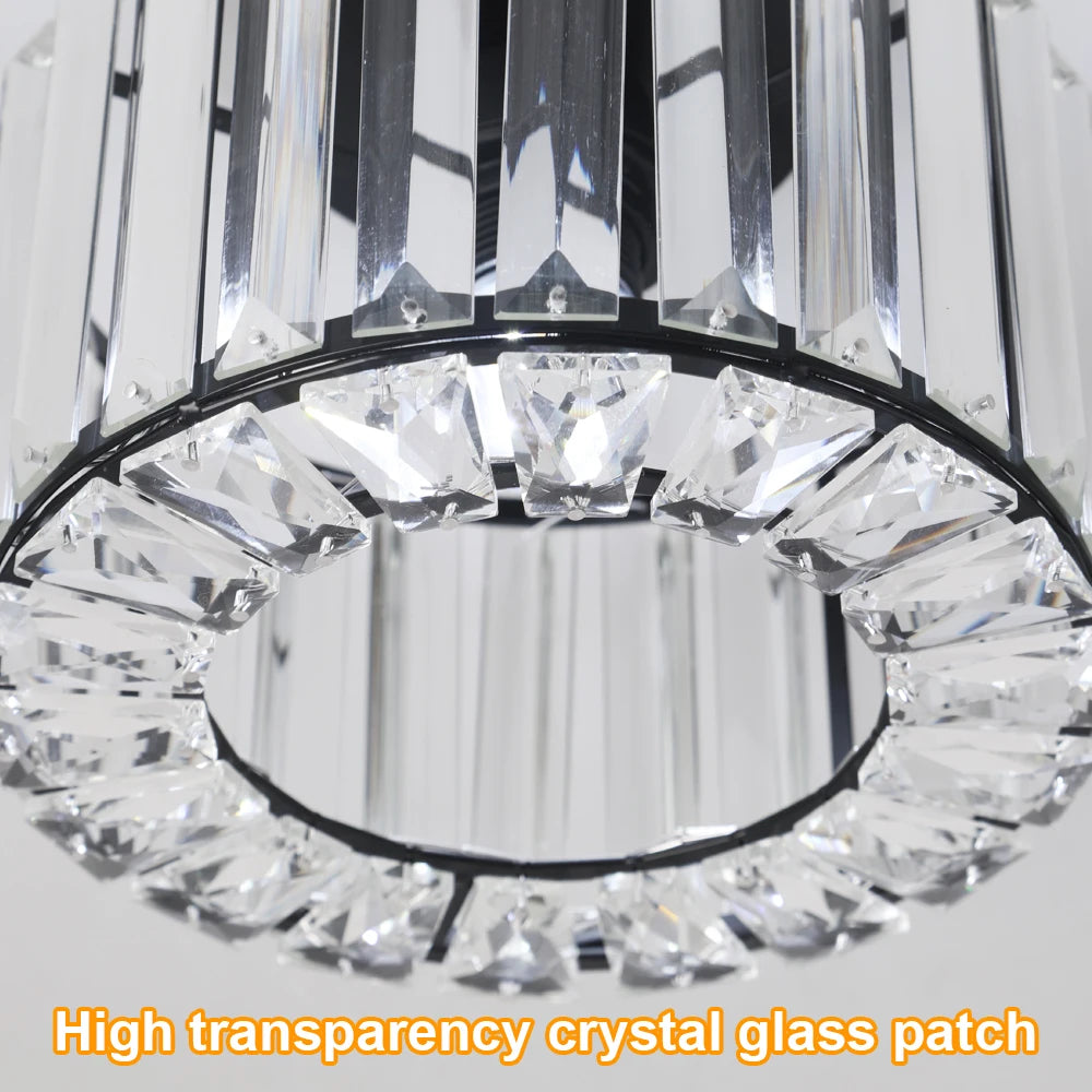 Modern Ceiling Lamp Mininalist Led K9 Crystal Ceiling Light Chandelier Bedroom Decor Luxury Living Dining Room Balcony Corridor