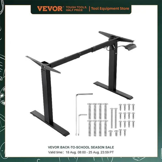 VEVOR Standing Desk Frame Adjustable 70-117cm Height  Electric Stand Up Computer Desk Legs Ergonomic for Home Office Frame Only