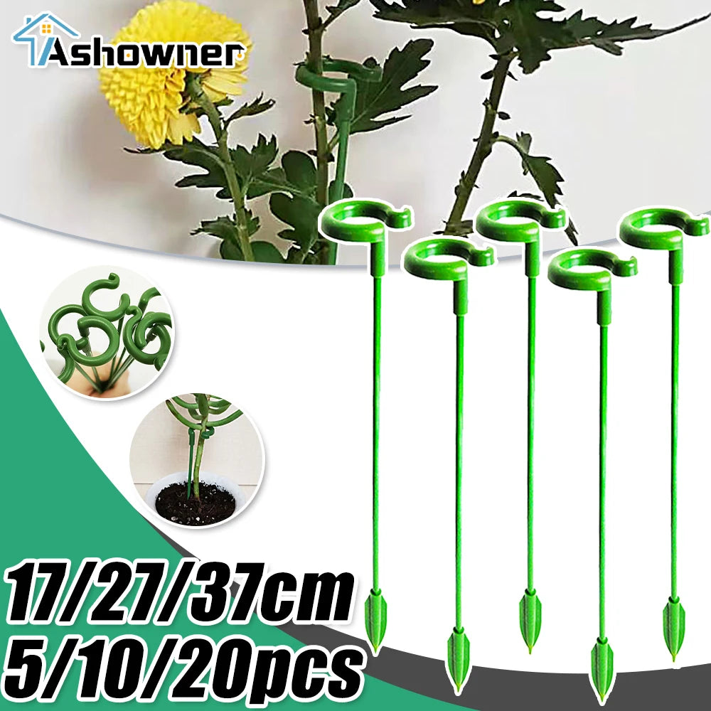 Lot de 5/10/20 supports pour plantes, support de fleurs, papillons, orchidées, tige de soutien pour plantes grimpantes, bâton de protection, fournitures de jardin potager