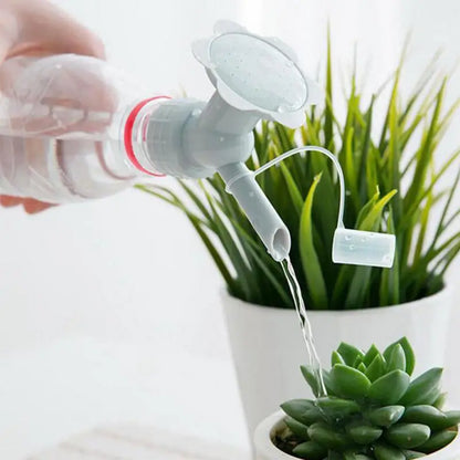 1pcs Home Garden Flower Plant Water Sprinkler For Flower Waterers Bottle Watering Cans Sprinkler 2 In 1 Plastic Sprinkler Nozzle