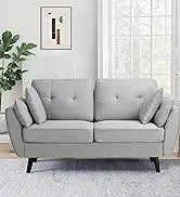 Convertible Sectional Sofas Couches for Living Room,L Shaped Couch with Storage Ottoman,Small Sectional 3 Seater Sofa Small