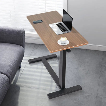 Mesa de noche con ruedas para trabajo pesado, mesa de noche con altura ajustable, escritorio para computadora portátil, bandeja para cama médica para el hogar, mesa auxiliar para cama de hospital