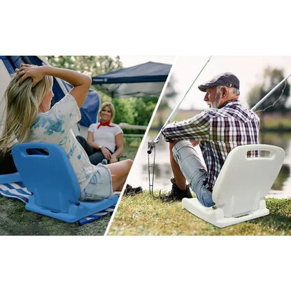 Foldable Pool Chairs,Poolside Chair for Edge of Pool,Portable Outdoor Mini Flip Seat with Backrest