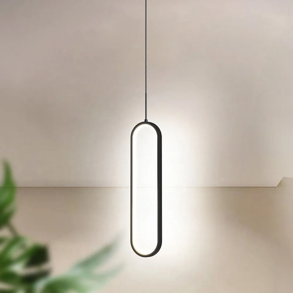 Geometry Line Strip Pendant Lights For Living Room Dining Room Modern LED Ceiling Lamp Fixtures LED Pendant Lamp Wall Decor