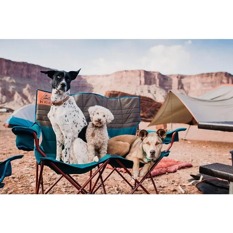 Chaise de camping à siège bas Kelty - Chaise pliante portable pour les festivals, le camping et les journées à la plage