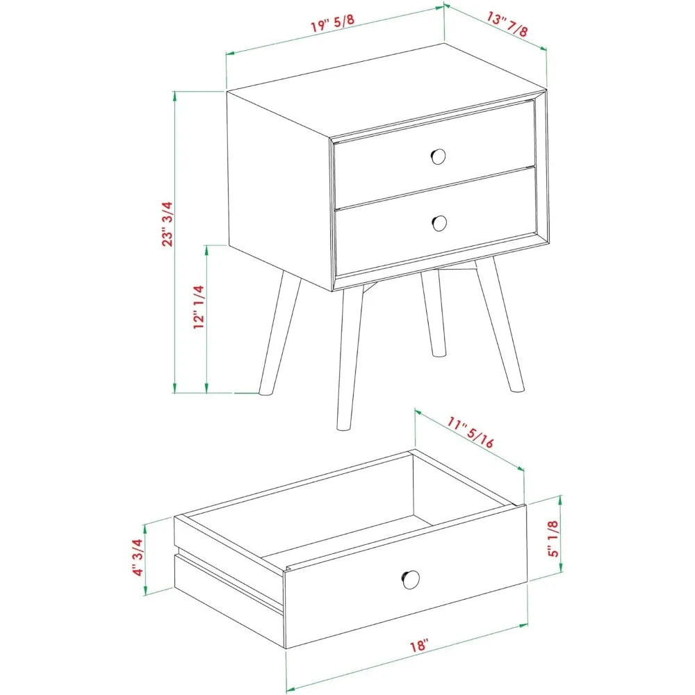 Mesita de noche de madera moderna Century, mesa auxiliar con cajón de almacenamiento para dormitorio, mesita de noche, mesa auxiliar, muebles, mesas color caramelo para el hogar