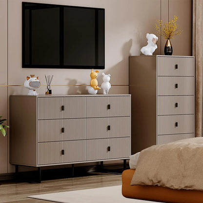 6 Drawer Dresser for Bedroom, Large Double Dresser with Wide Drawers, Modern Chest of Drawers,Storage Organizer Dresser