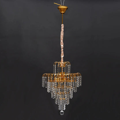 LOYALHEARTD Modern Ceiling Light Elegant Crystal Chandelier Pendant Lamp Hanging Lighting Fixture