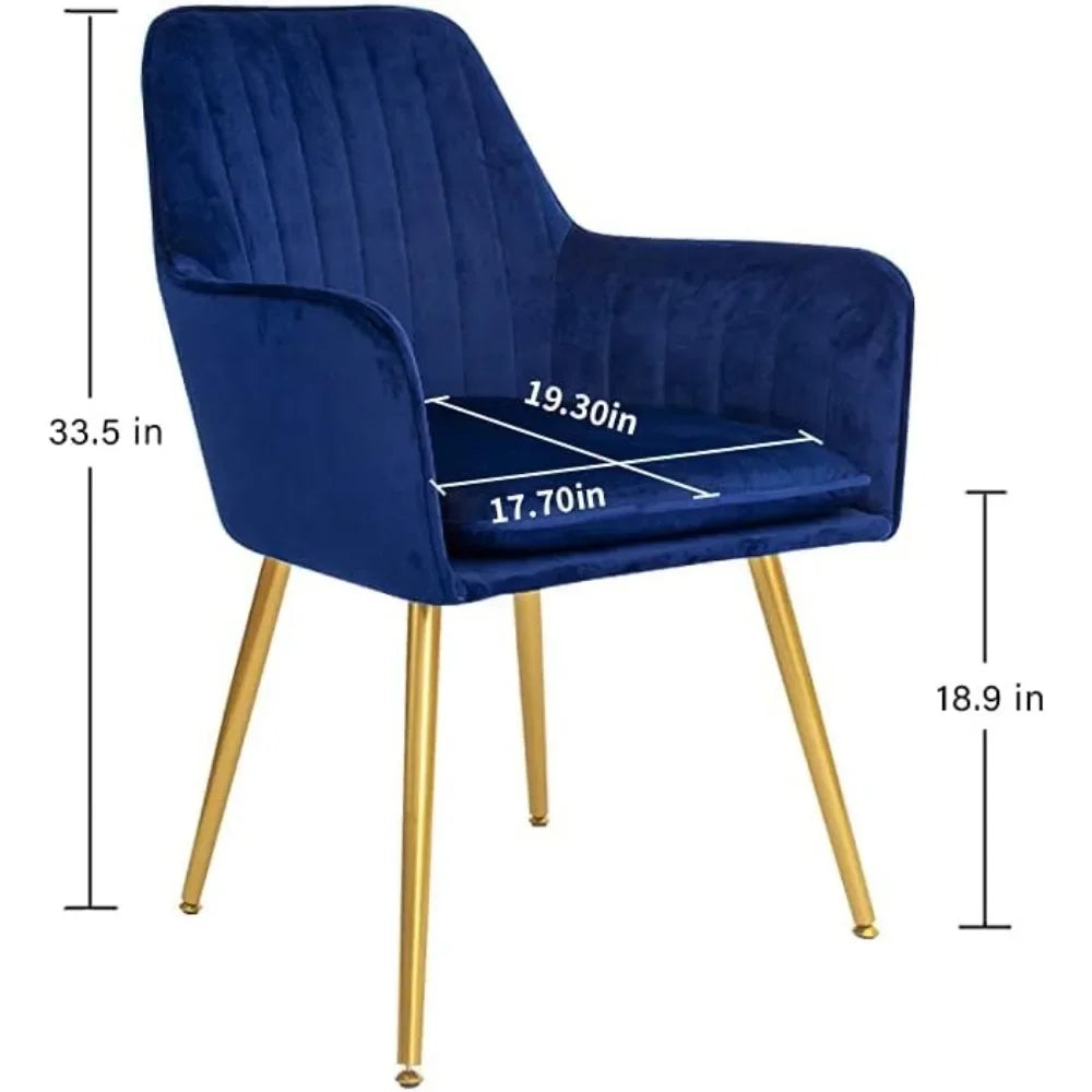 Juego de 2 sillas de comedor para mesa de comedor Silla de ratán azul marino Sillón individual Muebles para el hogar Mesas y sillas de conferencia