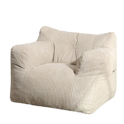 Fauteuil poire, grand fauteuil confortable pour chambre à coucher, salon, fauteuil poire avec accoudoirs de poche pour jeux, lecture