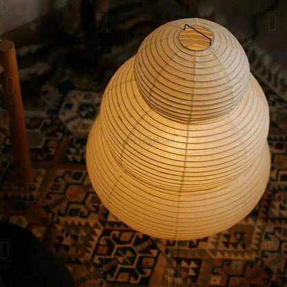 Lampe de table de conception japonaise Akari Wabi-sabi en papier de riz blanc, lampes de bureau décoratives pour chambre à coucher, salon/salle à manger, bureau, loft