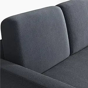 Sectional Sofa L-Shaped Sofa Couch Bed w/Chaise & USB, Reversible Couch Sleeper w/Pull Out Bed & Storage Space, Pull Out Couch