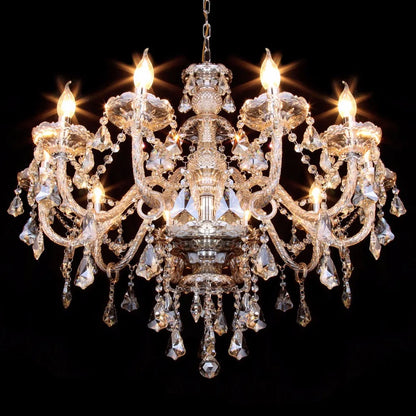 Yonntech 4/6/8/10/15 arms Lights Crystal Chandelier Pendant Ceiling Light Chandelier Lamp Living room light Vintage