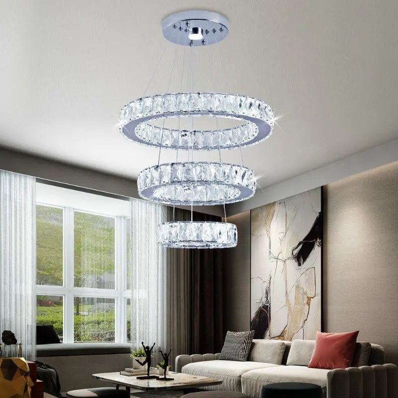 Lámparas de araña de cristal, luminaria nórdica, lámpara colgante, lámparas de techo LED decorativas, lámpara colgante para comedor, dormitorio