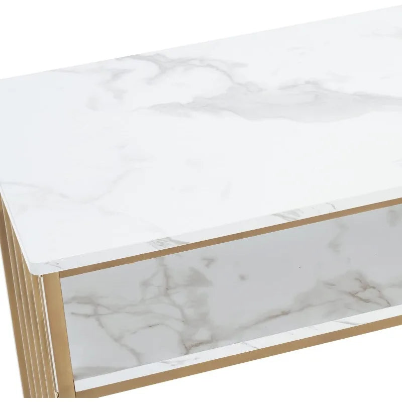 Manicure Table Marbling Texture Nail Desk with Storage Drawers Home Salon Spa Equipment 2407